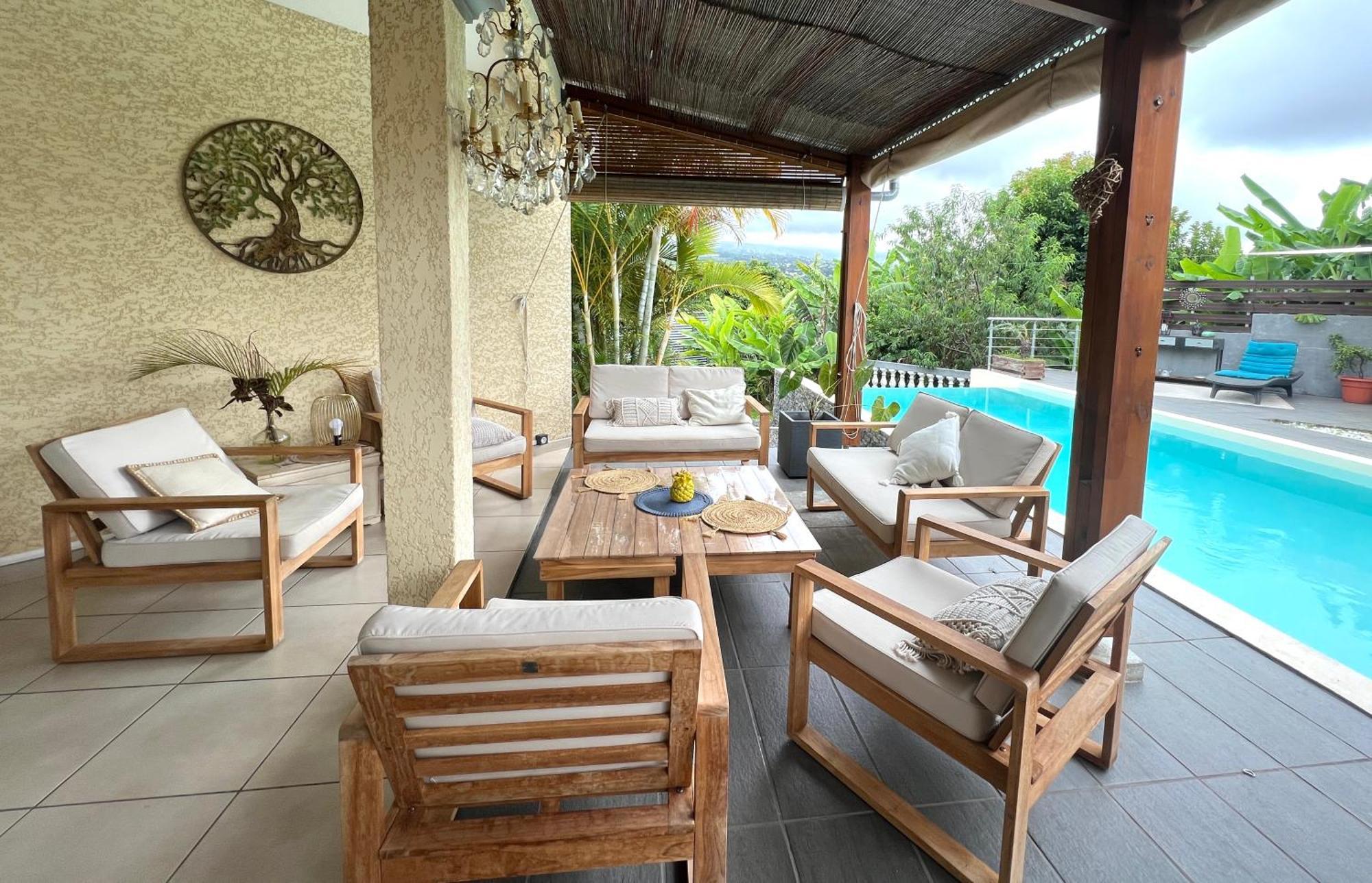 Villa Ti Moon, Entre Deux, Piscine Extérieur photo